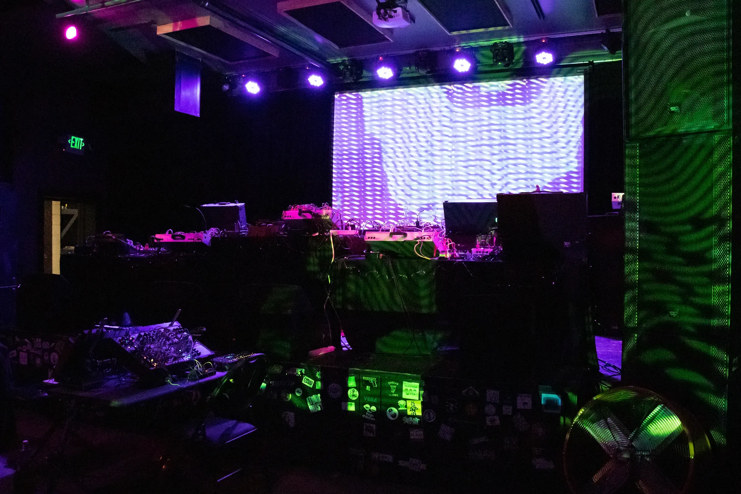 Image of live synth performances