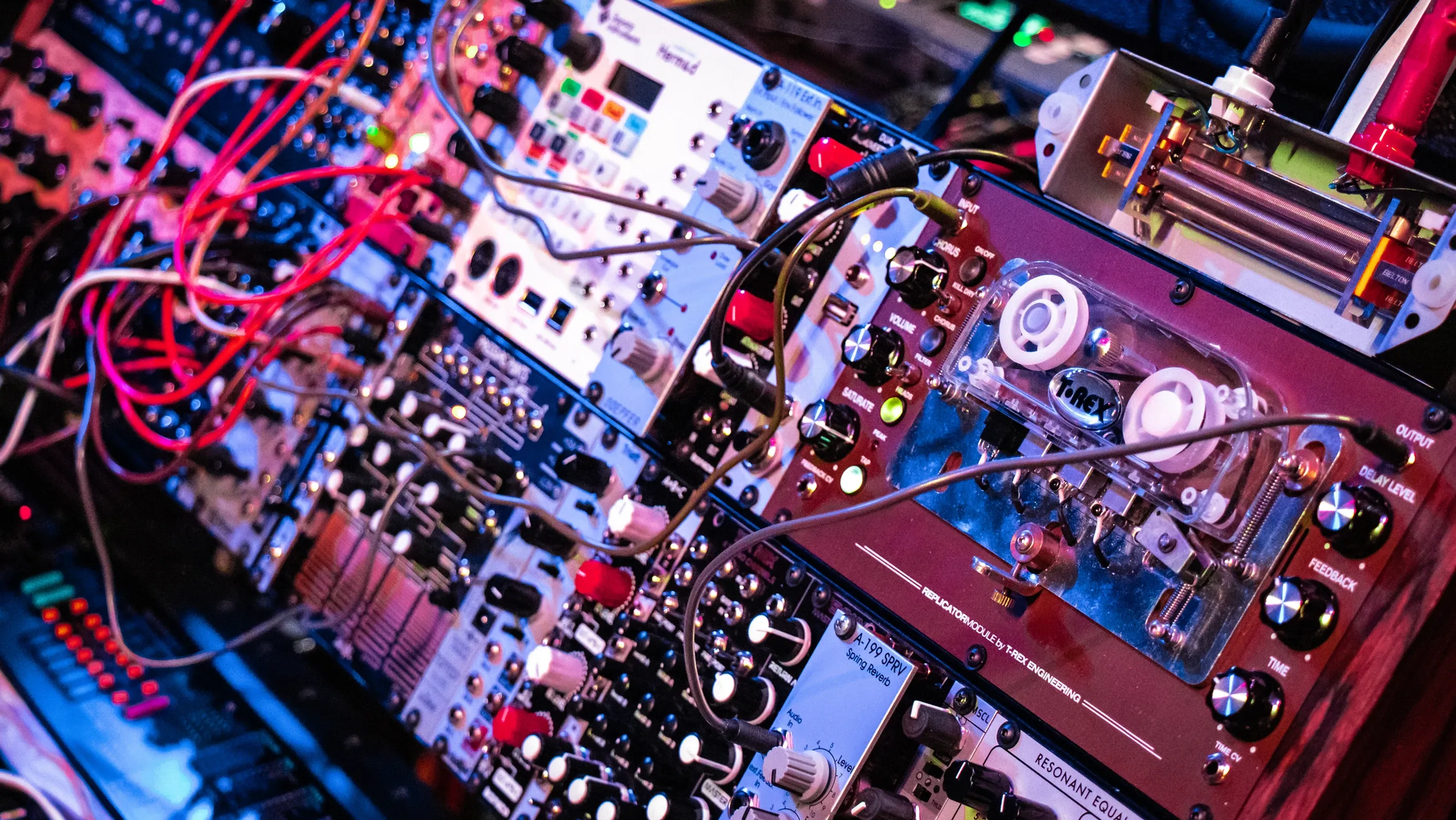 Image of live synth performances