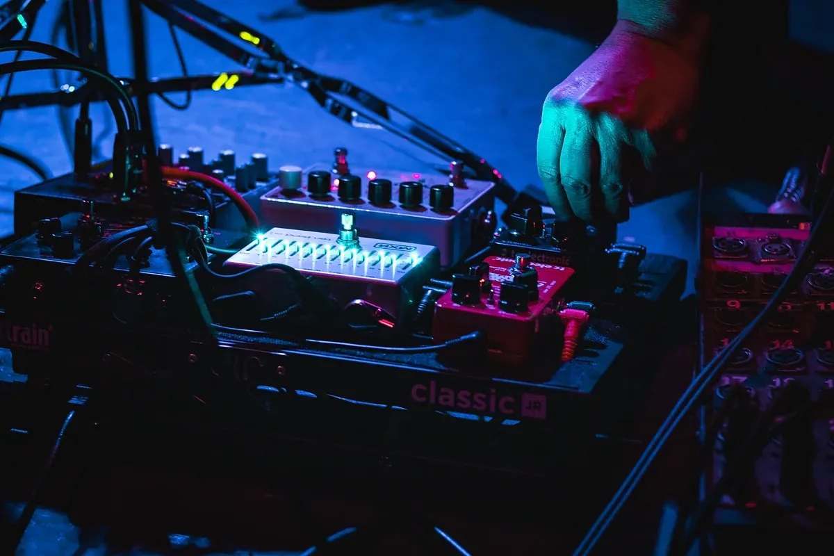 Image of live synth performances